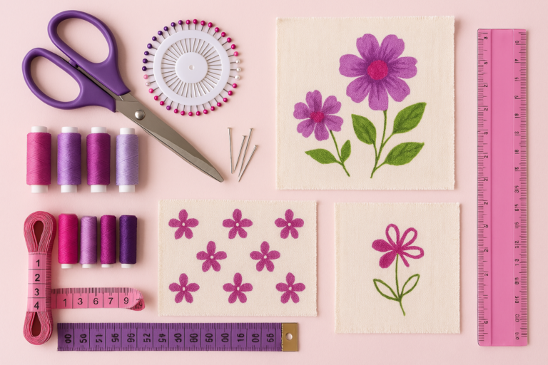 Kit esencial y técnicas para decoradoras de telas principiantes.